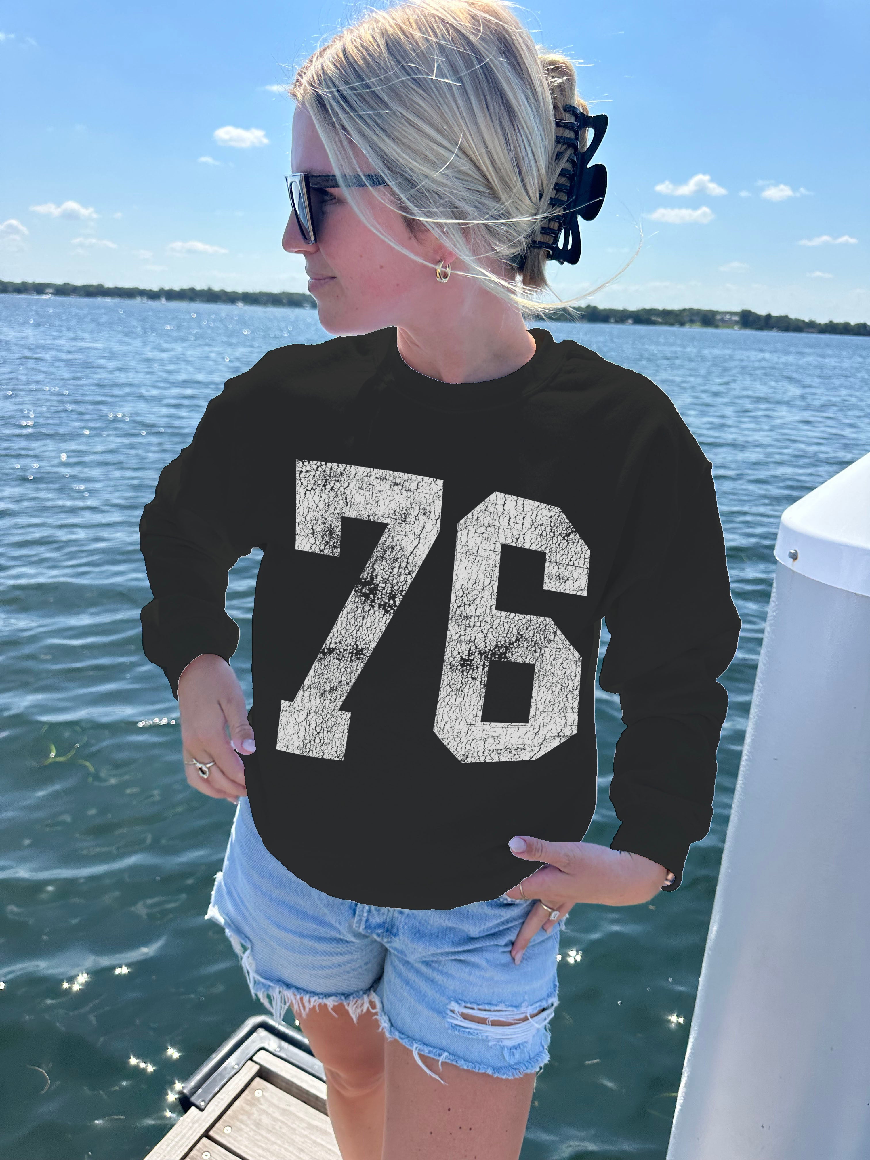 76 Varsity Crewneck Sweatshirt