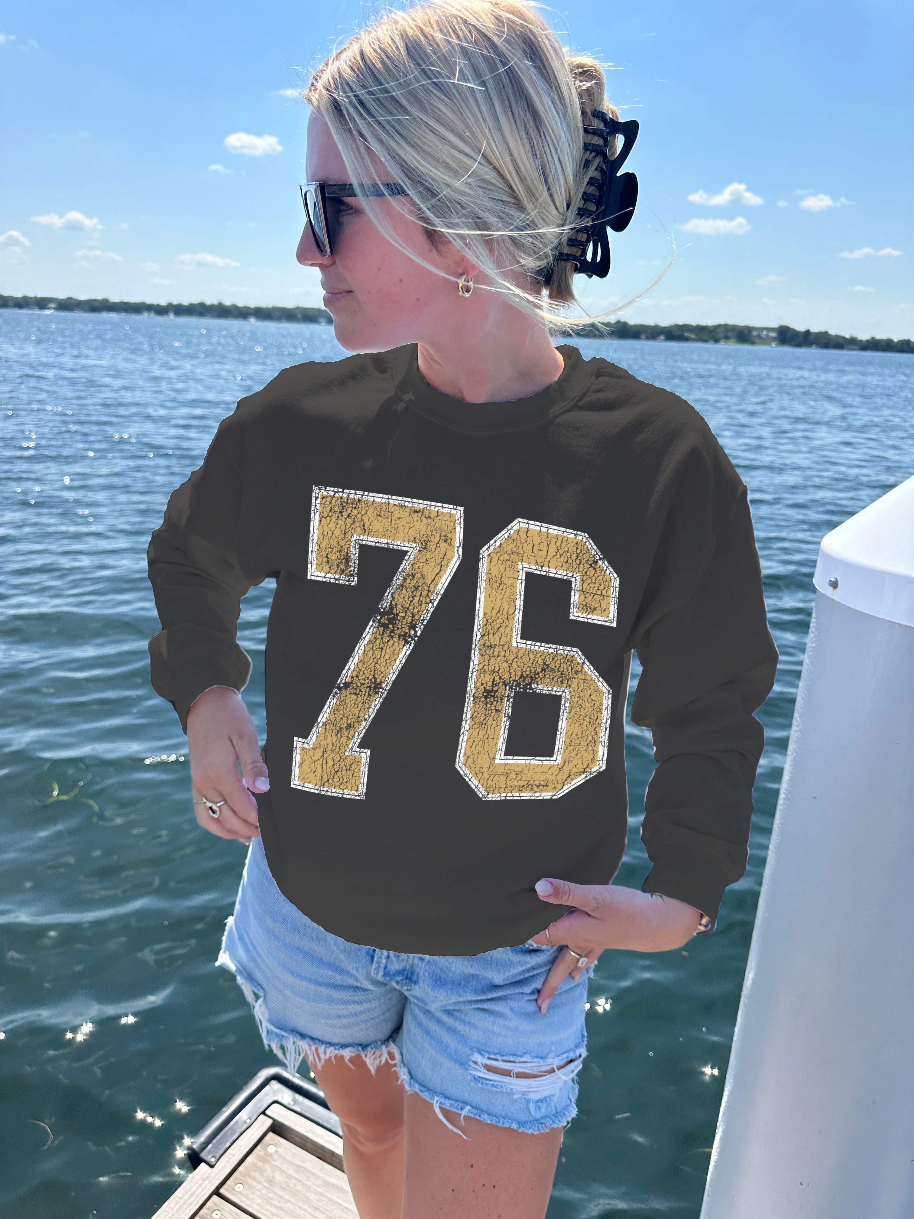 76 Varsity Crewneck Sweatshirt