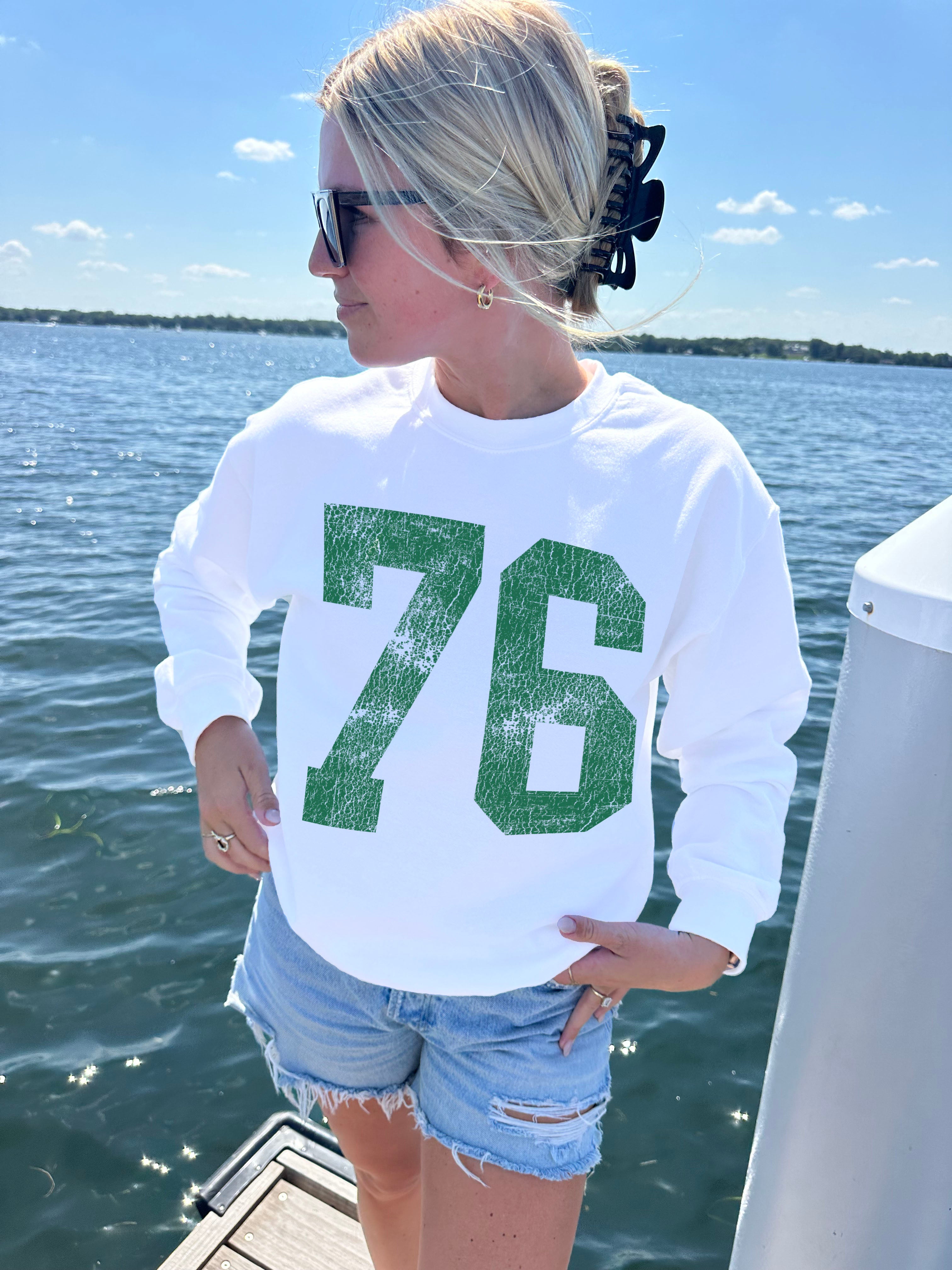 76 Varsity Crewneck Sweatshirt
