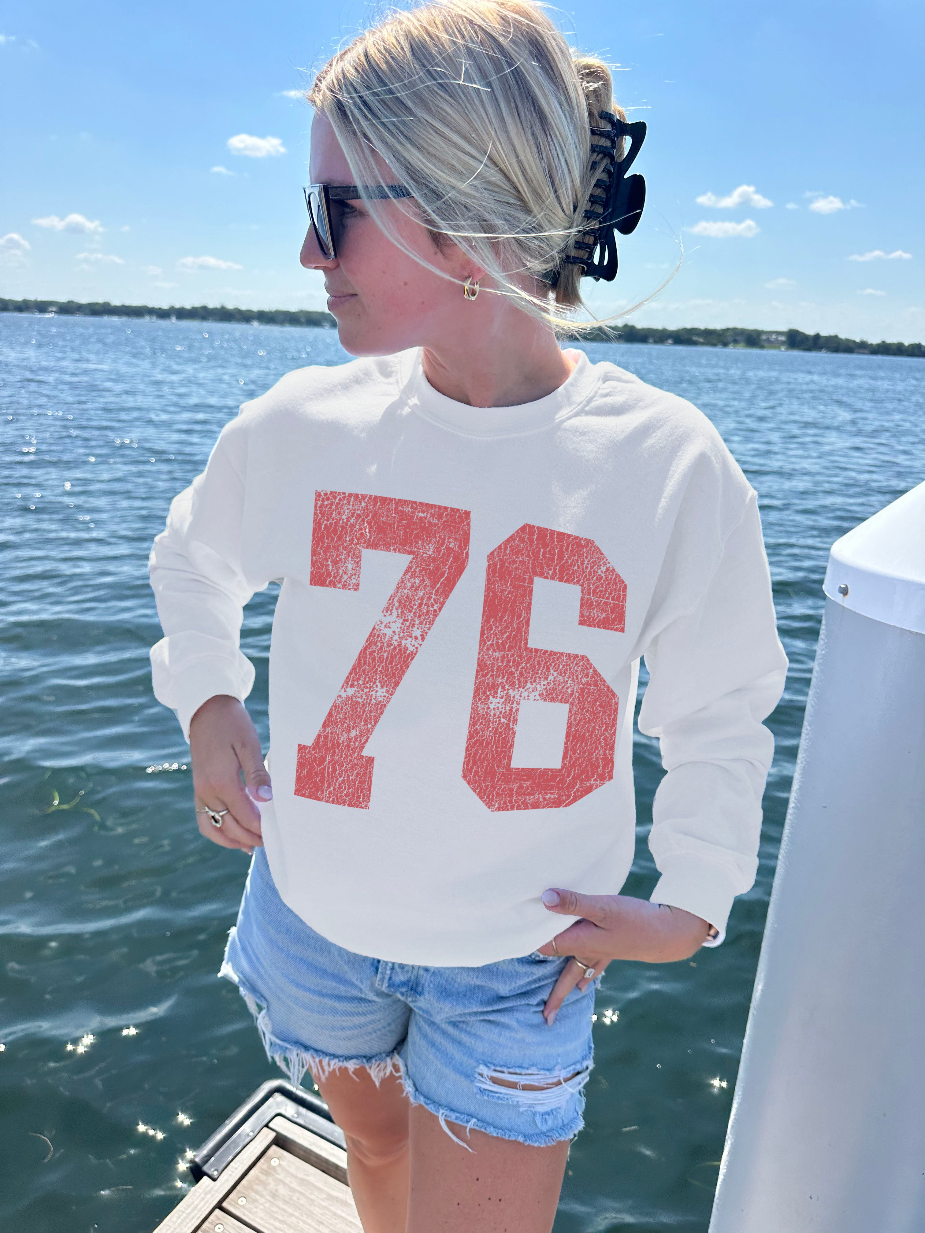 76 Varsity Crewneck Sweatshirt