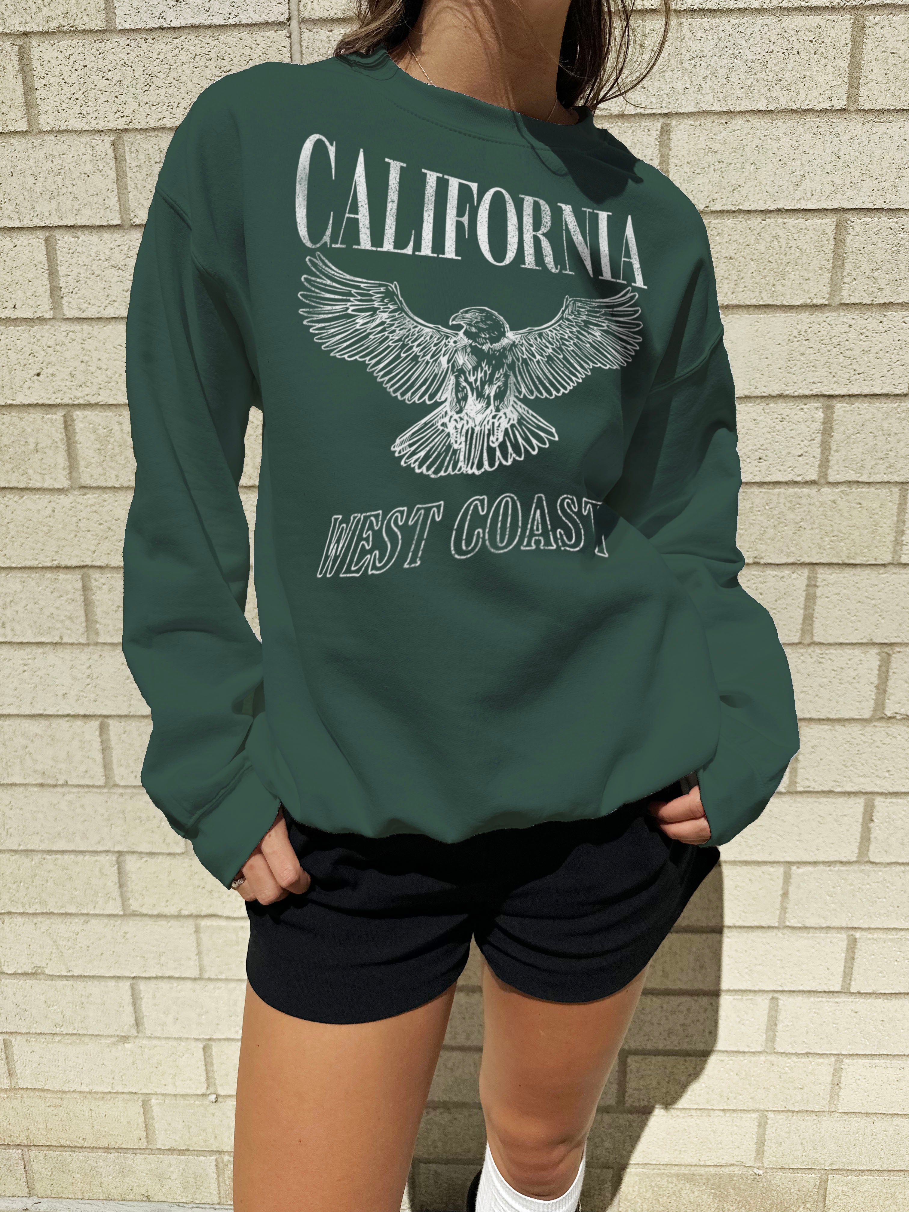 California Eagle Crewneck Sweatshirt