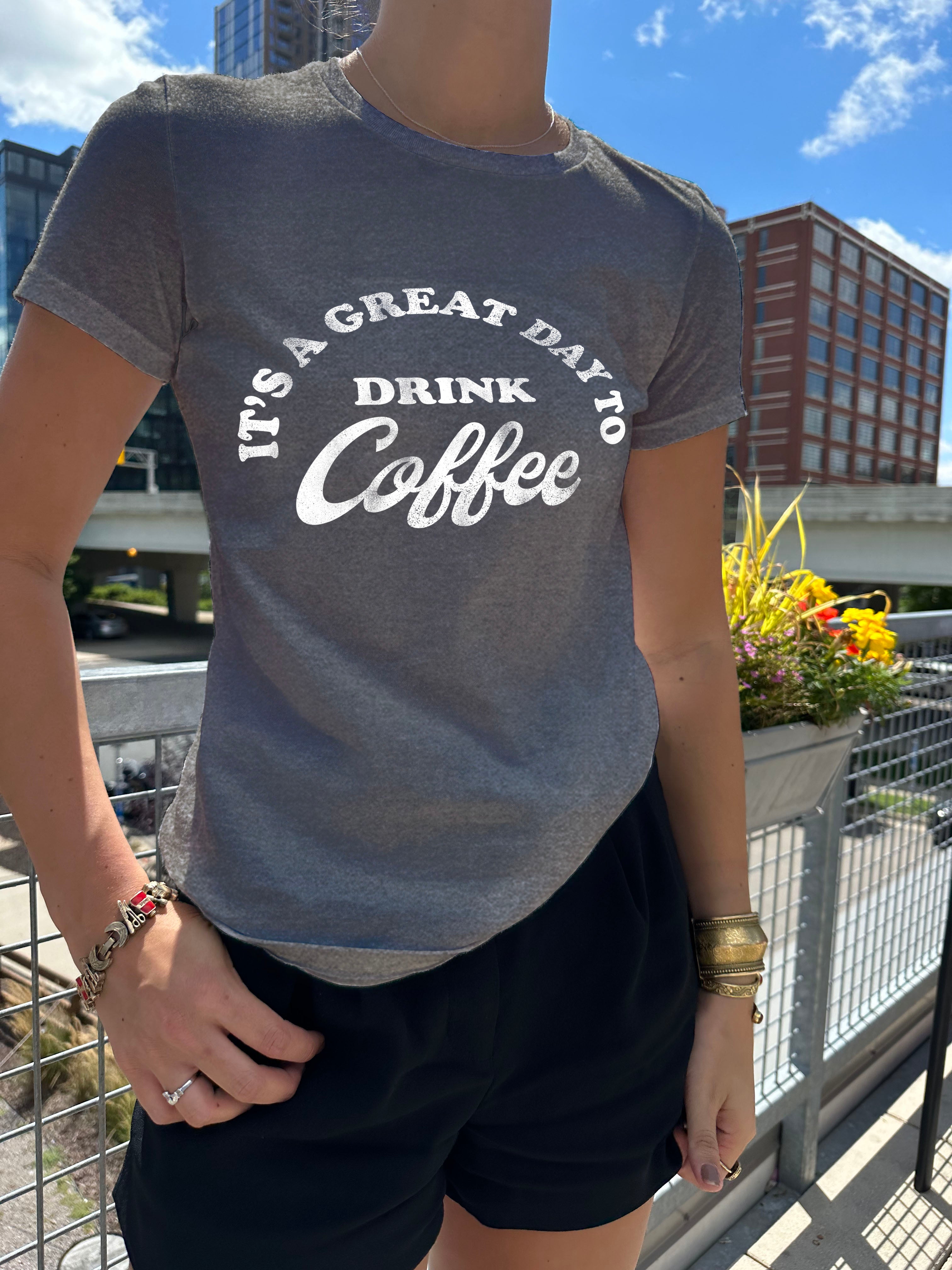 Drink Coffee Short Sleeve Tee