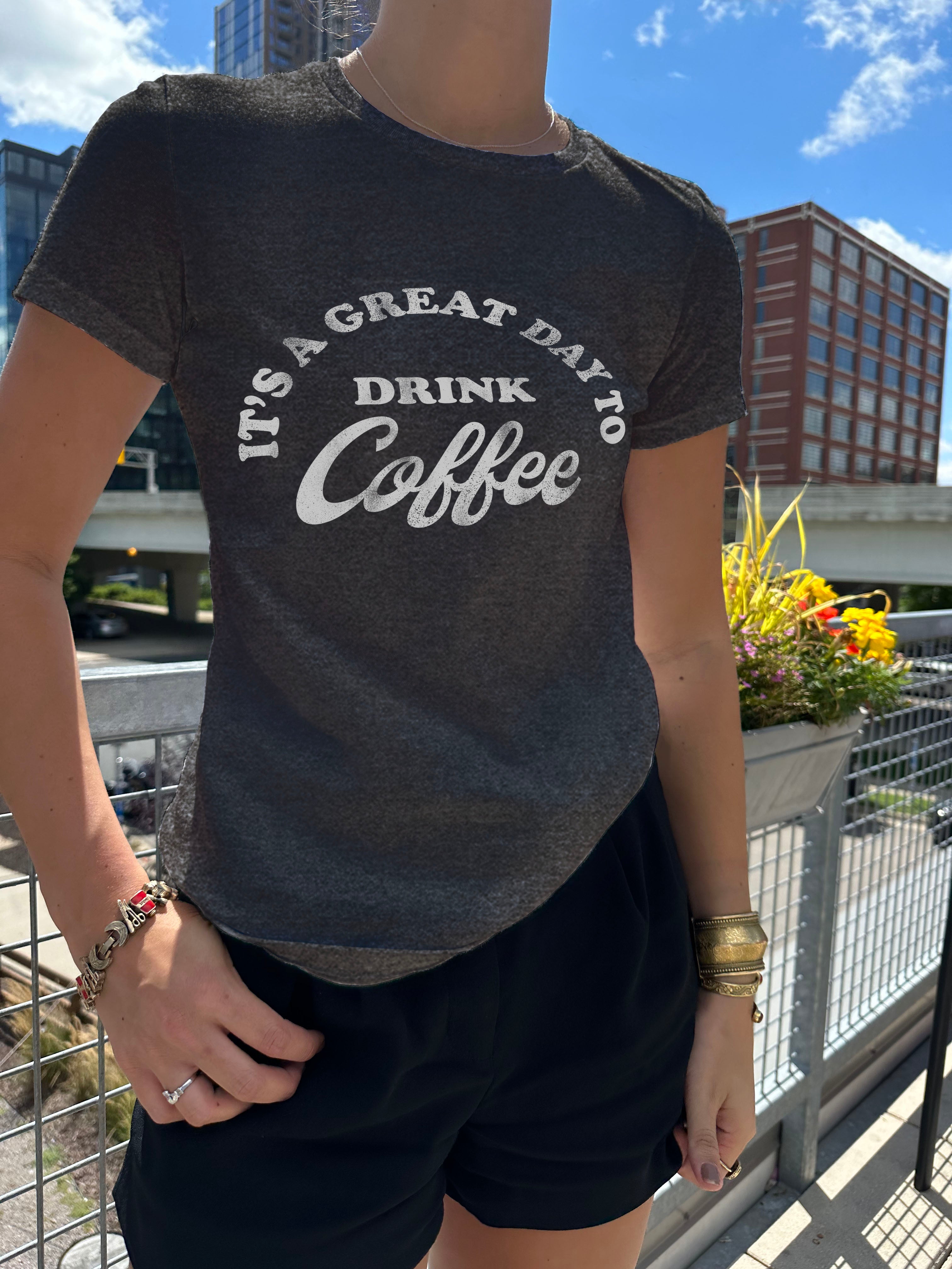 Drink Coffee Short Sleeve Tee
