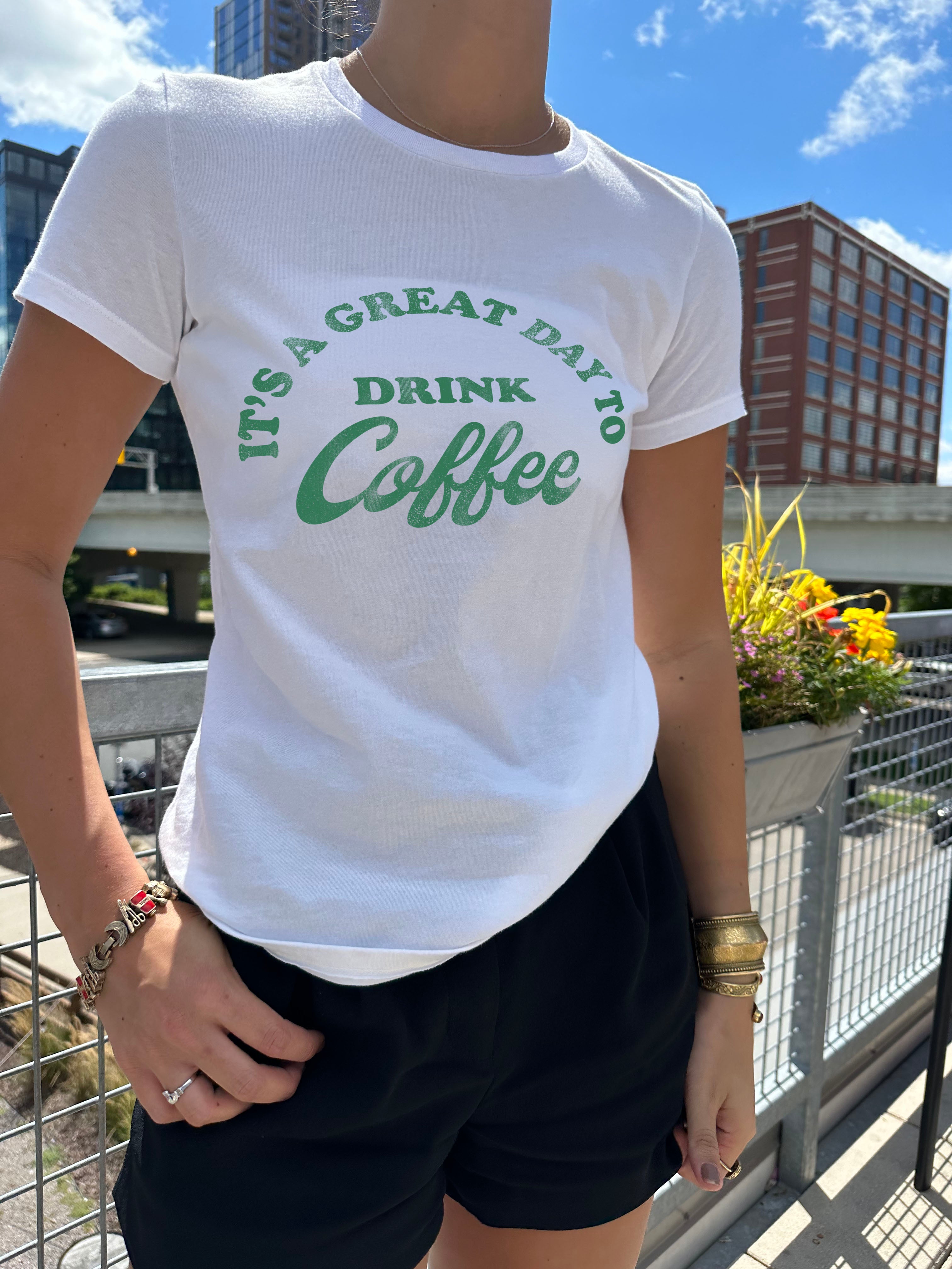 Drink Coffee Short Sleeve Tee