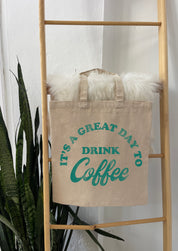 Drink Coffee Tote Bag