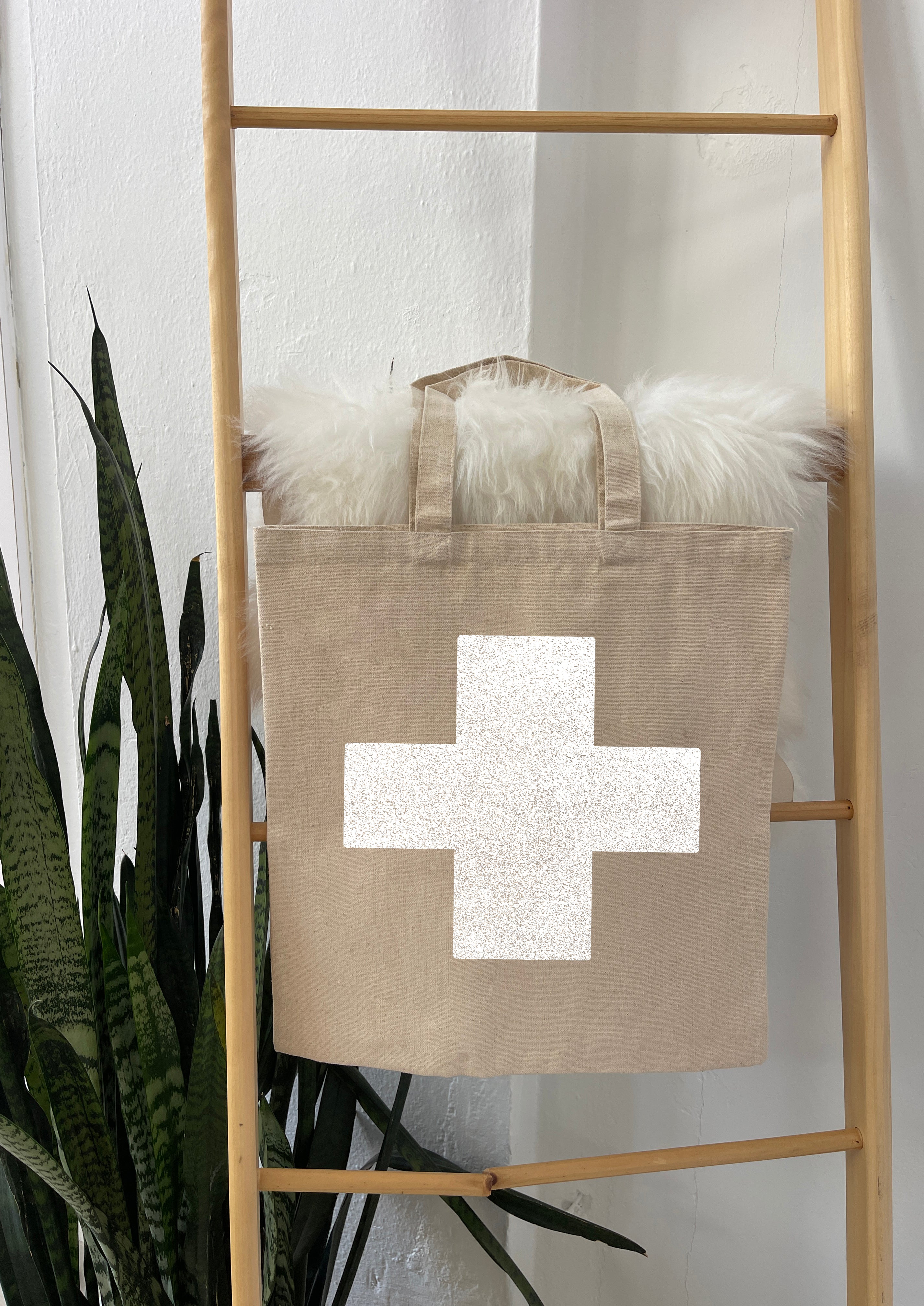 Bold Cross Tote Bag