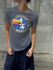 Grey World Famous Snoopy Short Sleeve Tee