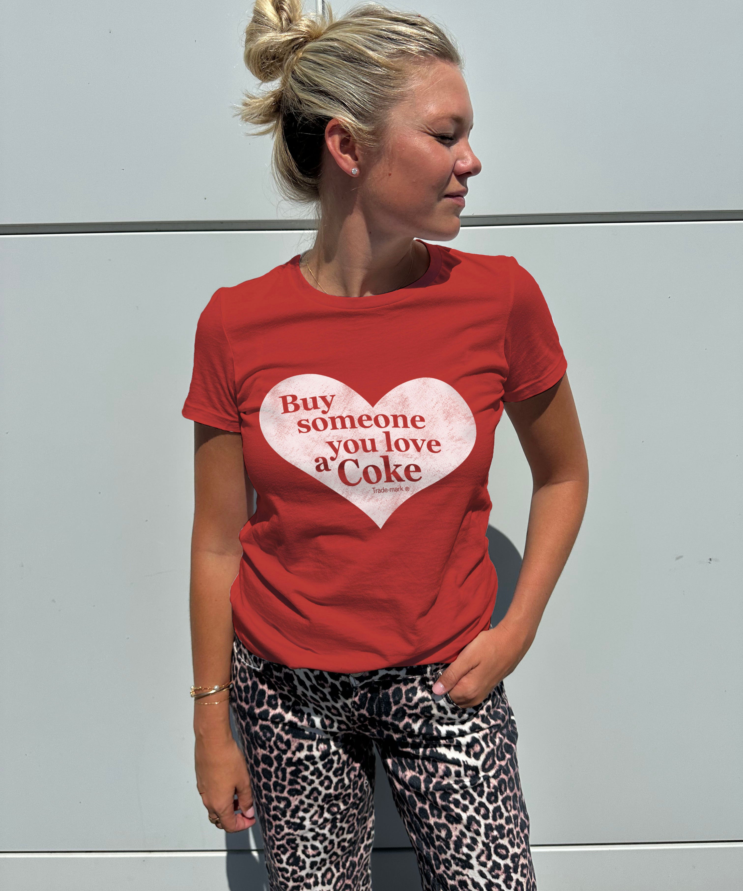 Red Buy A Coke Short Sleeve Tee