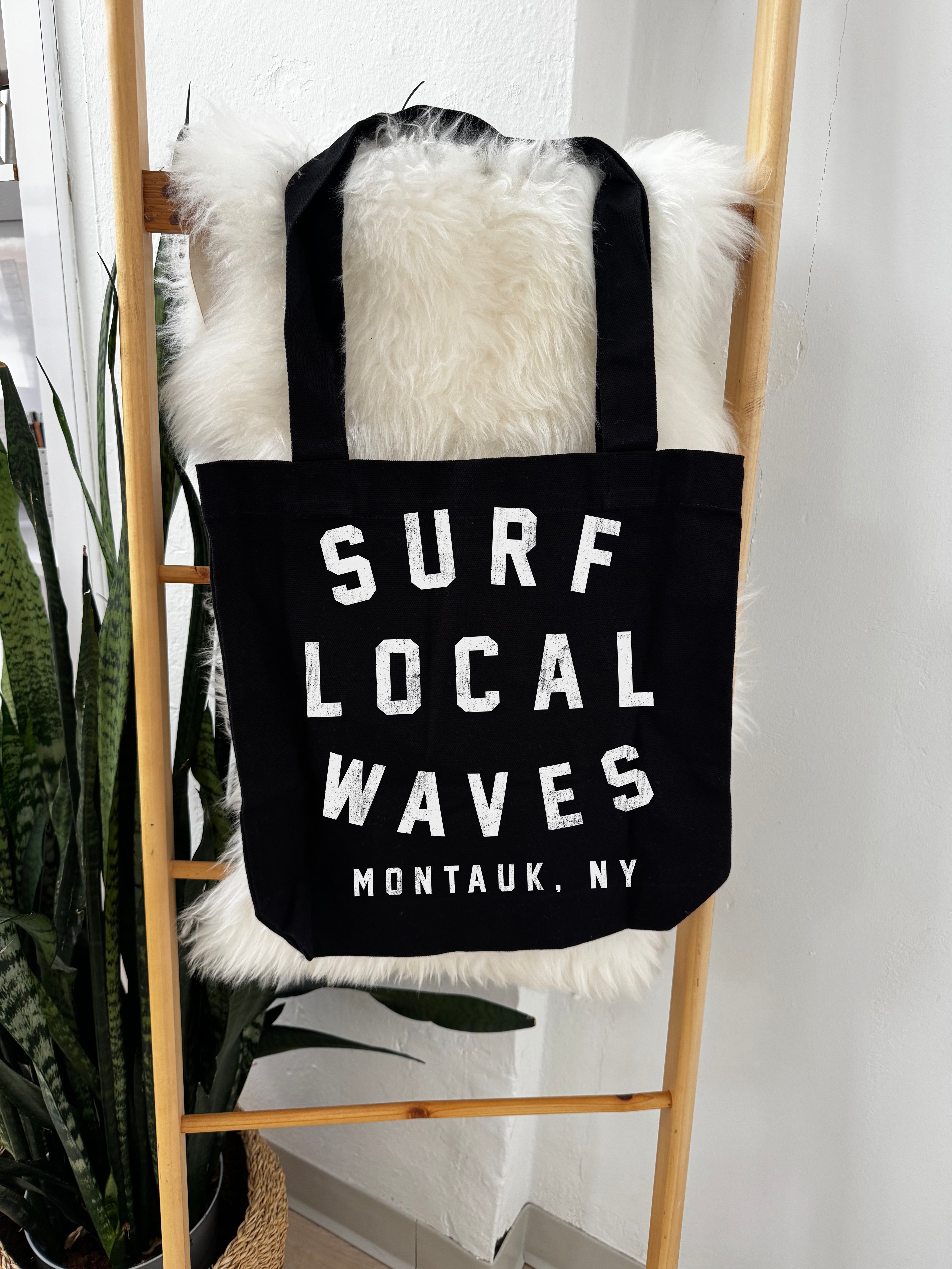 Surf Local Waves Tote Bag