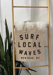 Surf Local Waves Tote Bag