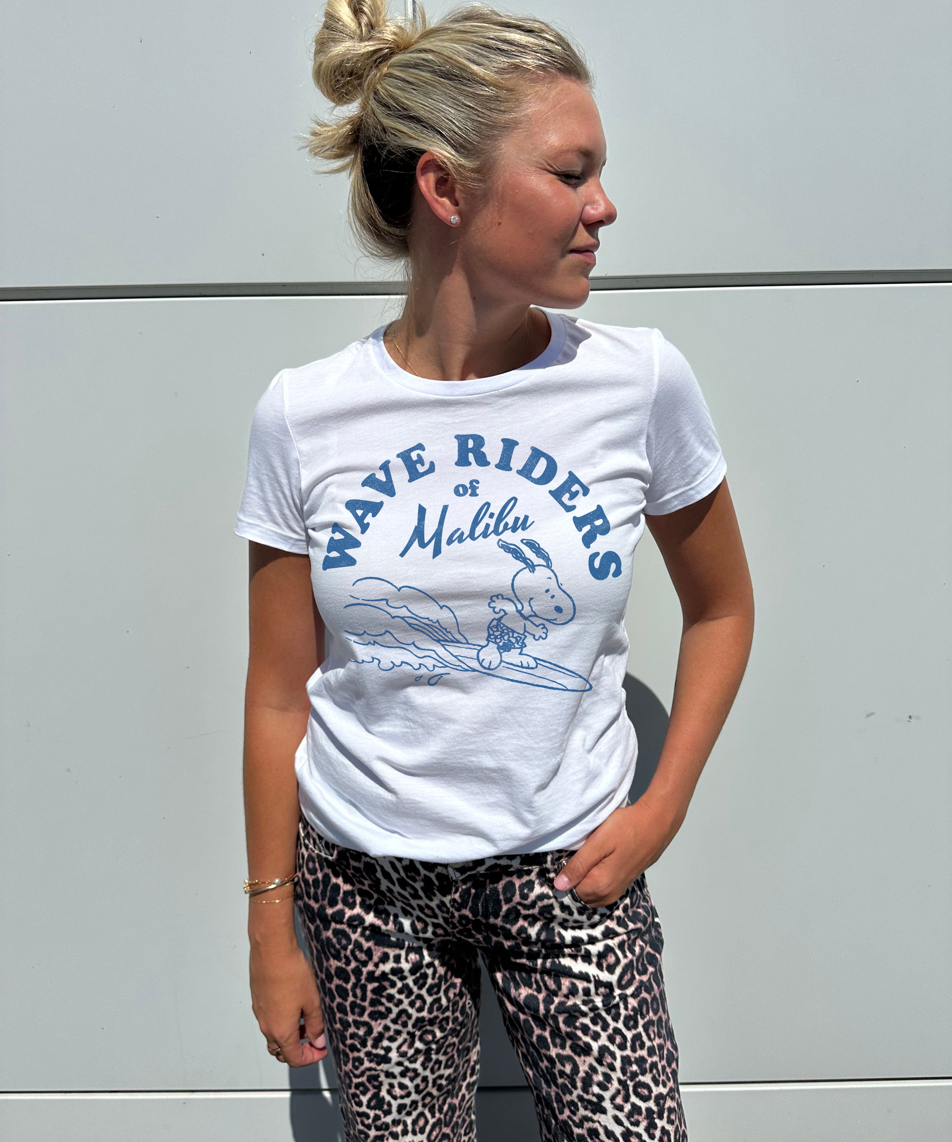 Wave Riders of Malibu Snoopy Short Sleeve Tee