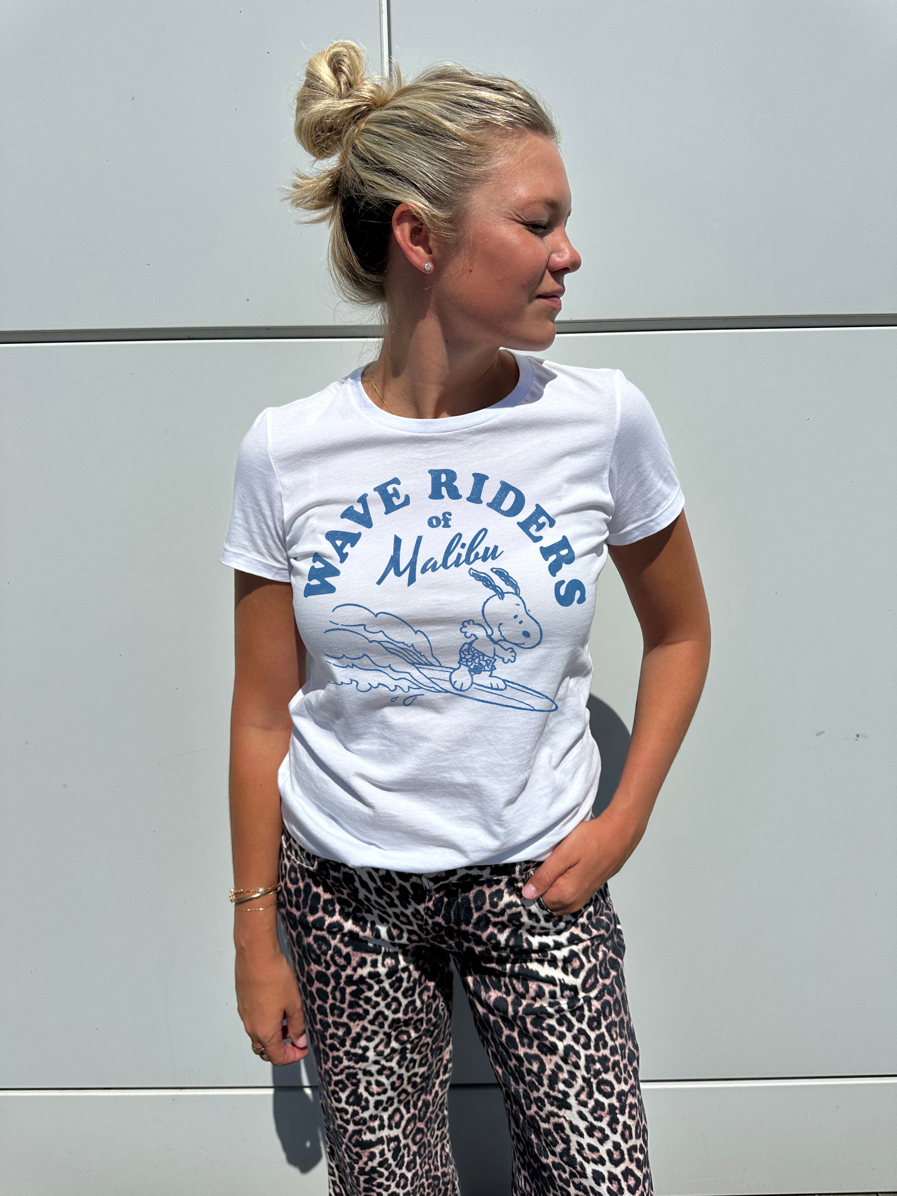Wave Riders of Malibu Snoopy Short Sleeve Tee