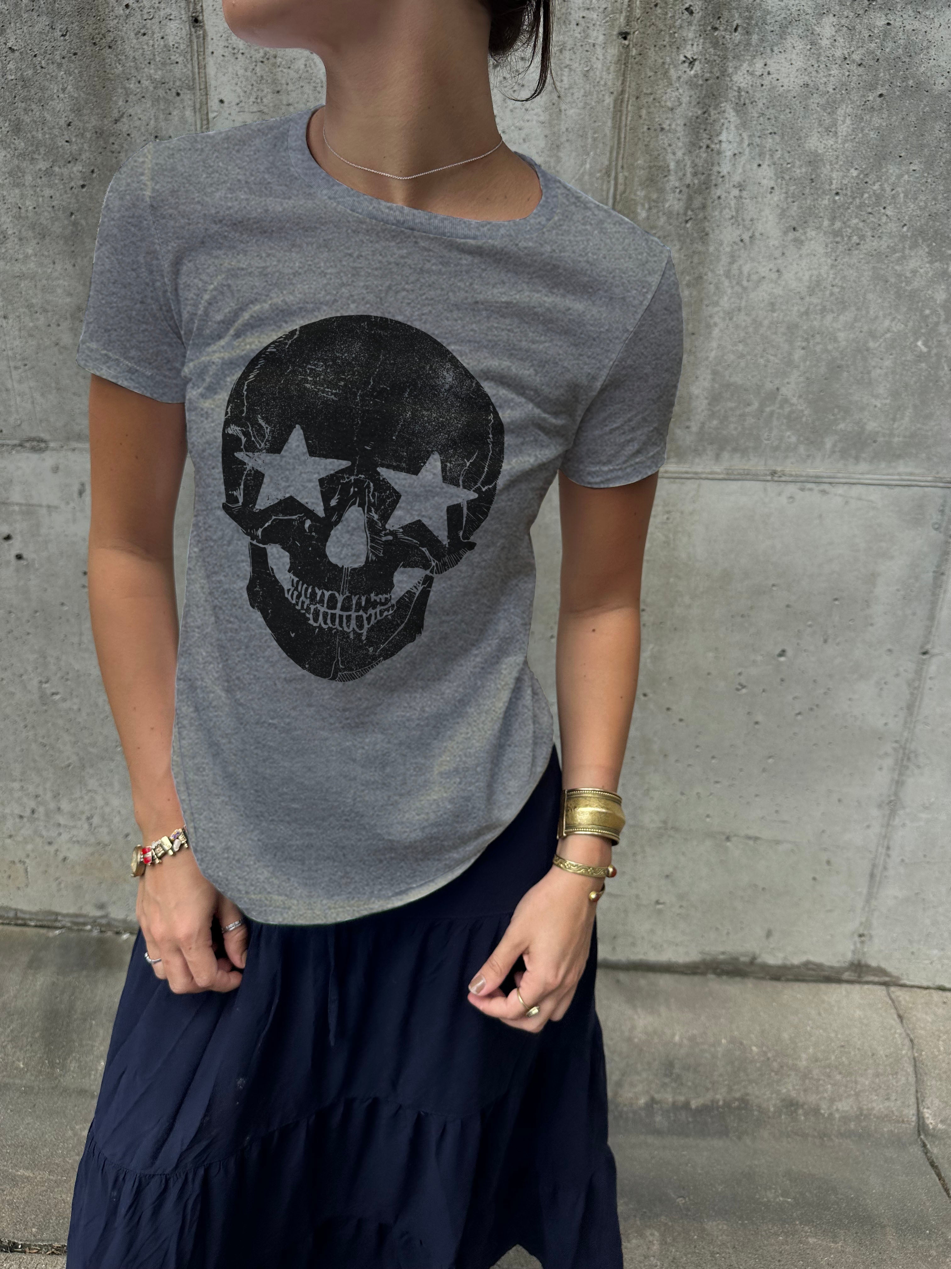 Starry Eyed Skull Short Sleeve Tee
