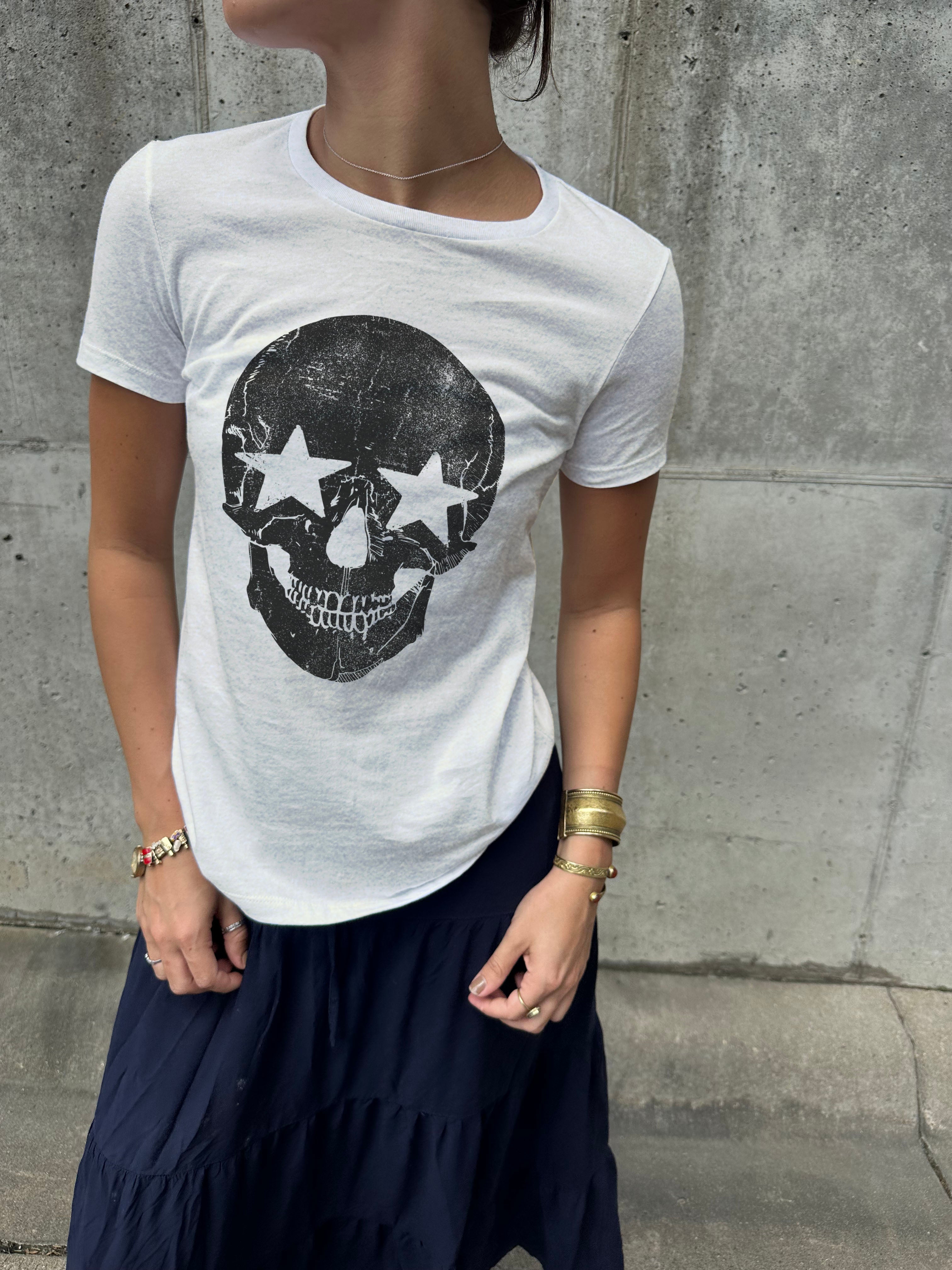 Starry Eyed Skull Short Sleeve Tee