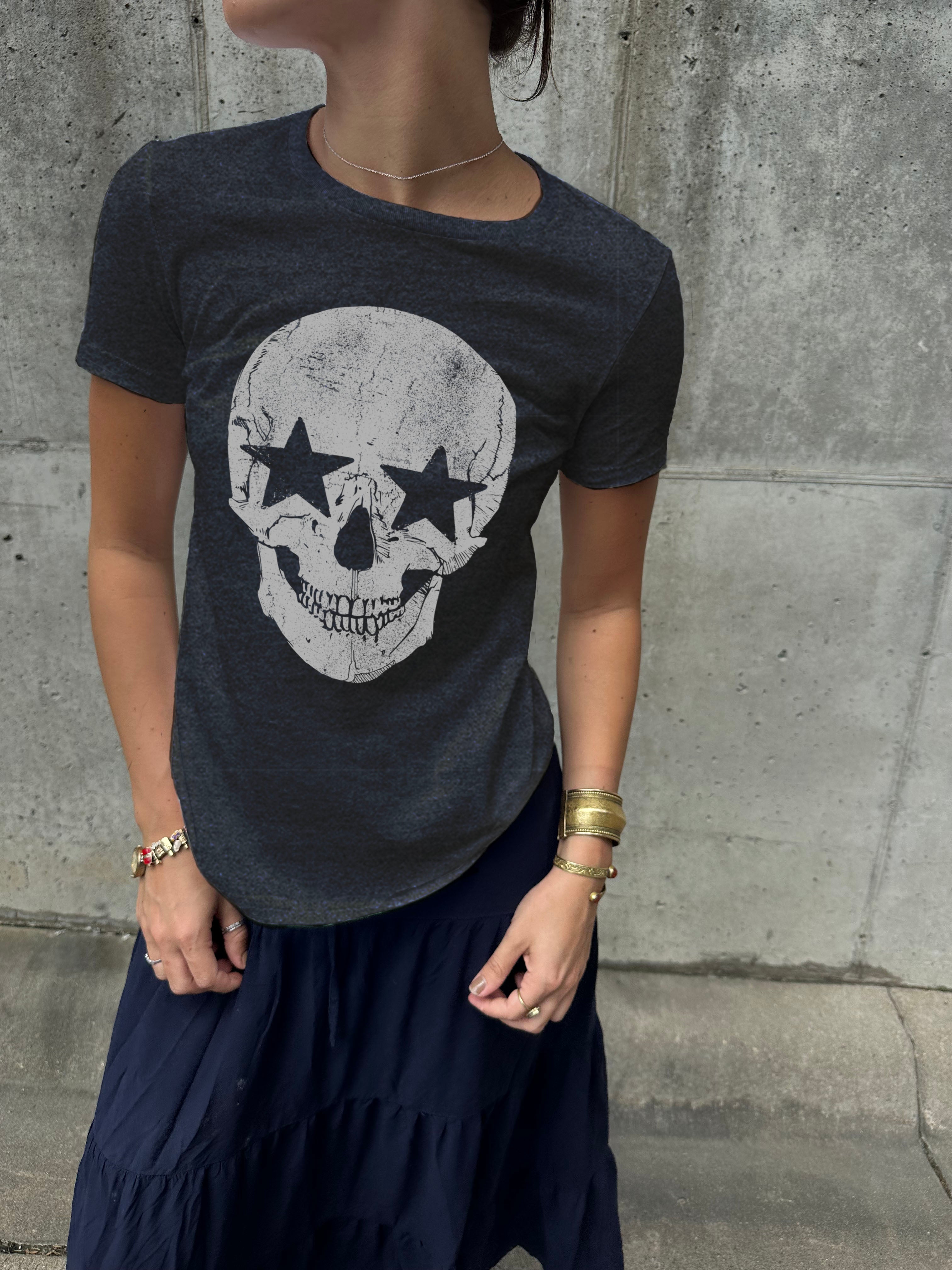 Starry Eyed Skull Short Sleeve Tee